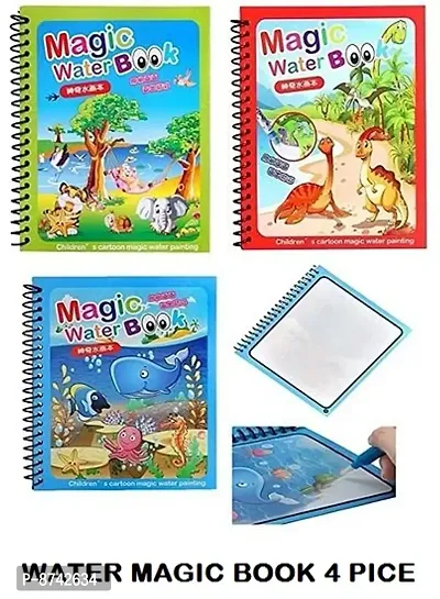 Magic Water Book for Painting Childrens Cartoon  for combo (4 piece)-thumb2