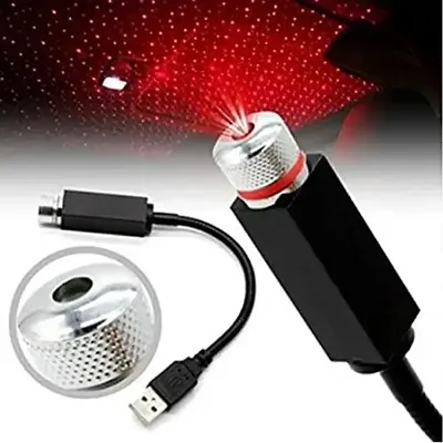 Auto Roof Star Projector Lights, USB Portable Adjustable Flexible Interior Car Night Lamp Decorations with Romantic Galaxy Atmosphere fit Car, Ceiling, Bedroom, Party and More Shower Laser Light