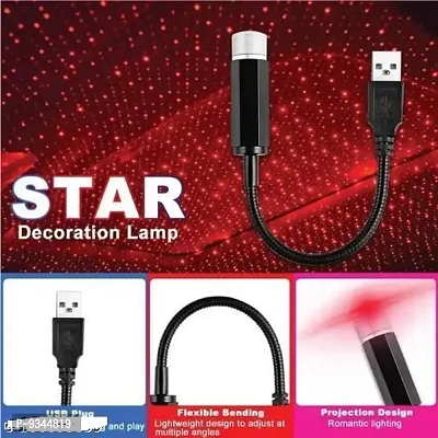 USB Portable Adjustable Flexible Interior Car Night Lamp Decorations with Romantic Galaxy Atmosphere fit Car-thumb0