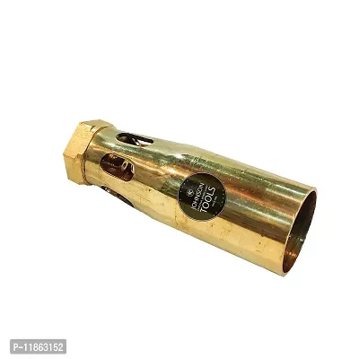 Johnson Tools Burner (4 No Size) Specially For LPG Gun/Torch Gun (Brass Finish)-thumb0