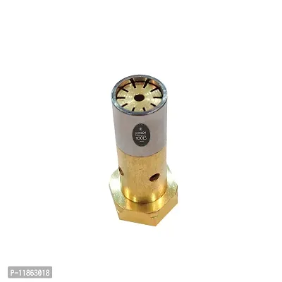 Johnson Tools Pointed Burner (1 No Size) Specially For LPG Gun/Torch Gun (Brass Finish)-thumb2