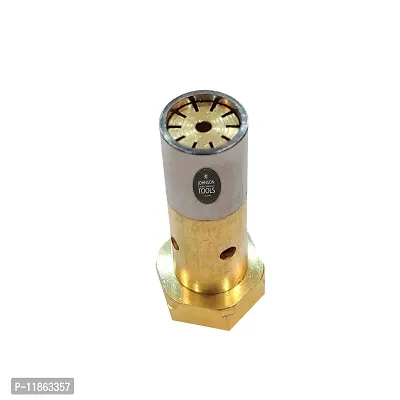Johnson Tools Torch Burner (2 No Size) Specially For LPG Gun/Torch Gun (Brass Finish)-thumb2