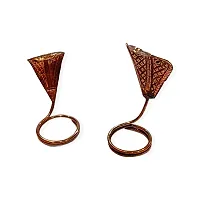 Johnson Tools Nag Nagin Joda/Snake Pair Set in Pure Copper for Kal Sarp Dosha, Pooja and Shivling (Size - 3X1.5X1.2)-thumb2