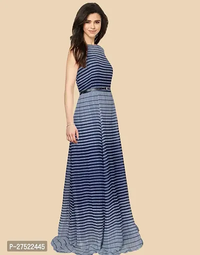 Women Gorgeous Stitched Fit And Flare Gown-thumb2