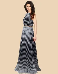 Women Gorgeous Stitched Fit And Flare Gown-thumb2