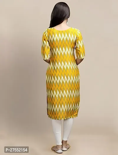 Stylish Yellow American Crepe Kurta For Women Combo Of 2-thumb3