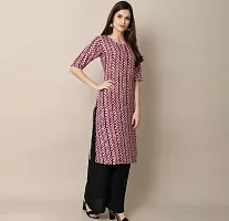 Stylish Purple American Crepe Kurta For Women Combo Of 2-thumb1