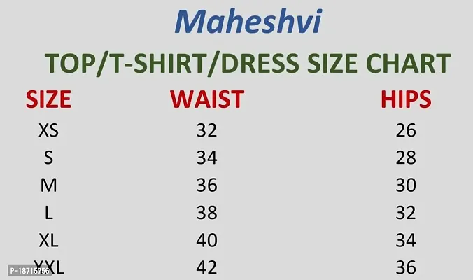 Maheshvi Dream Beauty Fashion Casual Short Sleeves Ribbed Round Neck Polyster Blend Crop Top (17 Inches) Red -S-thumb4