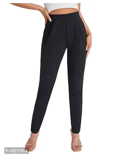 Maheshvi Women Trousers || Girl's Trousers_Virat Black