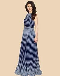 Women Gorgeous Stitched Fit And Flare Gown-thumb2