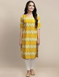 Stylish Yellow American Crepe Kurta For Women Combo Of 2-thumb1