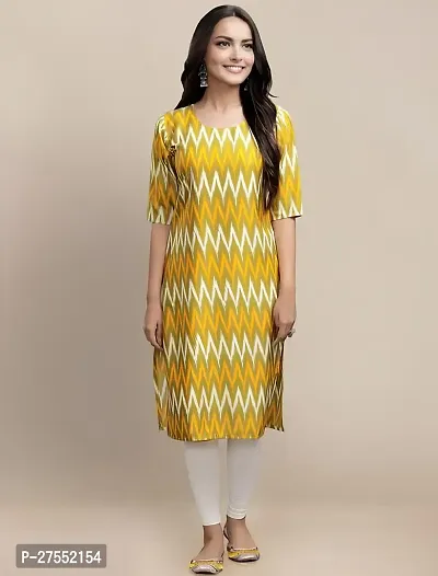 Stylish Yellow American Crepe Kurta For Women Combo Of 2-thumb2