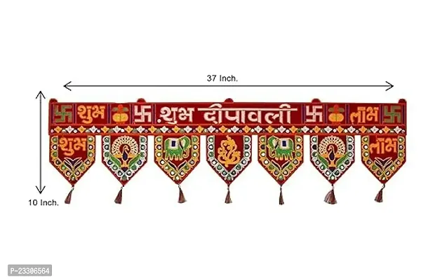 UPAVAN VATIKA Handmade Traditional Door Hanging/Bandarwal/Toran for Door, Traditional Bandarwal-thumb2