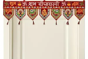 UPAVAN VATIKA Handmade Traditional Door Hanging/Bandarwal/Toran for Door, Traditional Bandarwal-thumb2