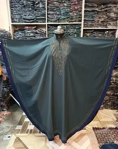 Elegant Art Silk Solid Abaya for Women