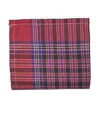 Men's Cotton Handkerchief dark colored printed 100% Cotton Handkerchief For Men pack of 12 (checks)-thumb4