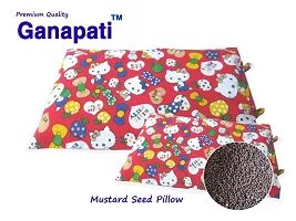 Ganapati Mustard Pillow for New Born Baby.(Small)-thumb2