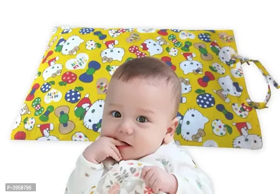 Ganapati Mustard Pillow Head Shaping Pillow Small for New Born Baby (Sarso)-thumb0