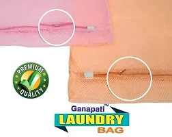 Laundry Bag with Zip ( Pack of 2 ) Large Size:(60 cm x 48 cm)-thumb3