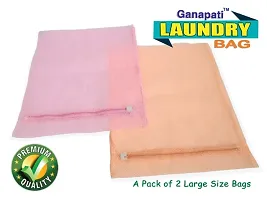 Laundry Bag with Zip ( Pack of 4 ) Large Size:(60 cm x 48 cm)-thumb3