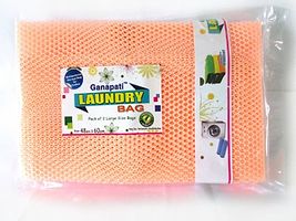 Laundry Bag with Zip ( Pack of 6 ) Large Size:(60 cm x 48 cm)-thumb1