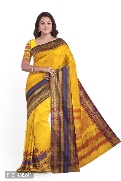 Classic Saree With Blouse Piece For Women-thumb0