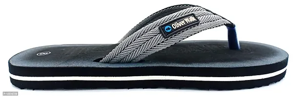 OLIVER WALK Unique Trending Flip-Flops Slippers (BLACK, numeric_8)-thumb3