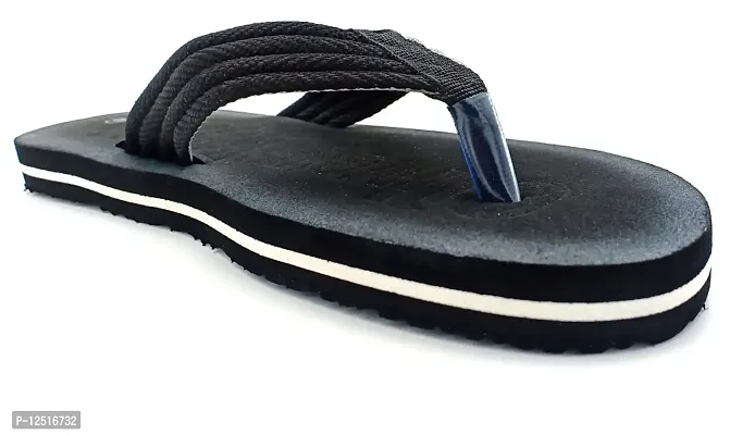 OLIVER WALK Unique Trending Flip-Flops Slippers (BLACK, numeric_9)-thumb4