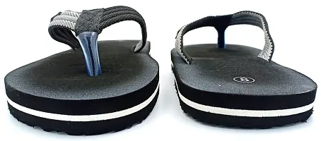 OLIVER WALK Unique Trending Flip-Flops Slippers (BLACK, numeric_8)-thumb1