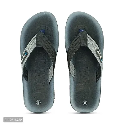 OLIVER WALK Unique Trending Flip-Flops Slippers (BLACK, numeric_9)-thumb0