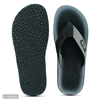 OLIVER WALK Unique Trending Flip-Flops Slippers (BLACK, numeric_10)-thumb2