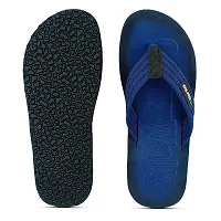 OLIVER WALK Men Flip Flop (BLUE, numeric_9)-thumb1