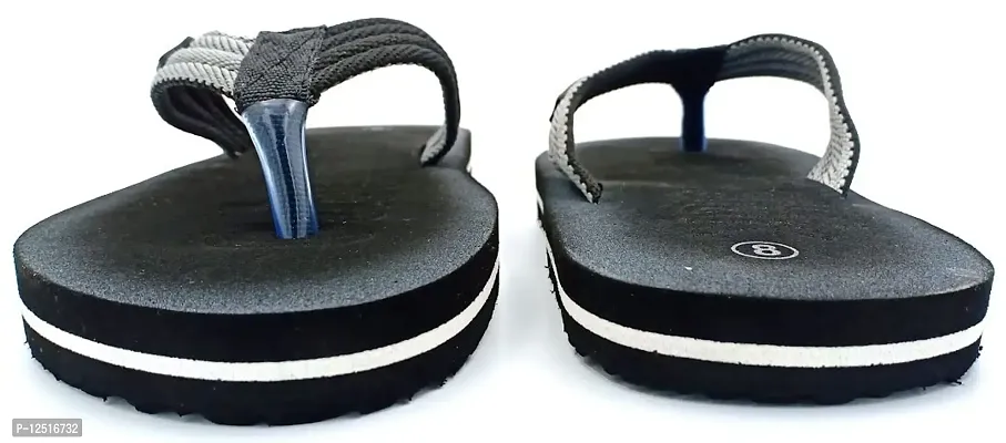 OLIVER WALK Unique Trending Flip-Flops Slippers (BLACK, numeric_9)-thumb3