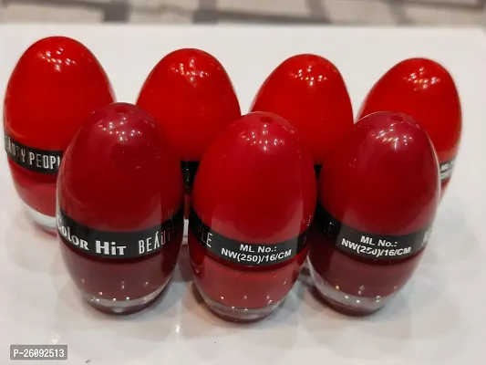 nail polish red pack of 7