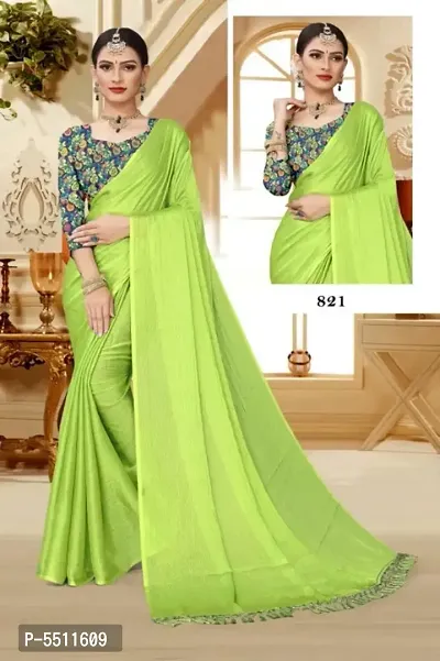 Beautiful Pure Chiffon Saree with Blouse piece