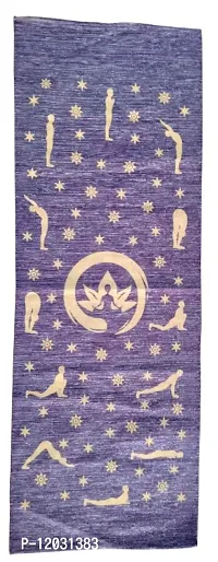 100% Natural Cotton Slip Resistant Yoga Mat Multicolor 6 mm Yoga Mat-thumb0