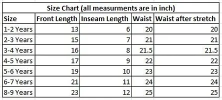 FirstClap Cotton Solid Short Knee Length Dungaree for Kids Unisex (Boys  Girls) Jumpsuit for Kids-thumb3