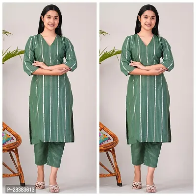 Fancy Cotton Kurta Bottom Set For Women Pack Of 2-thumb0