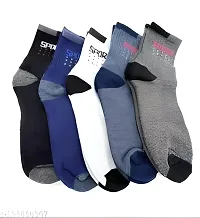 12 Pairs Super Fine Quality Sports Cotton Multicolor Socks For Men,Women and Kids-thumb1