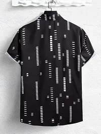 Reliable Lycra Printed Short Sleeves Casual Shirts For Men-thumb3