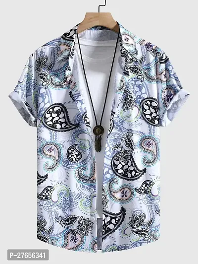 Reliable Lycra Printed Short Sleeves Casual Shirts For Men