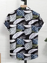 Reliable Lycra Printed Short Sleeves Casual Shirts For Men-thumb3