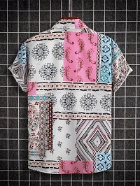 Reliable Lycra Printed Short Sleeves Casual Shirts For Men-thumb4