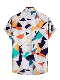 Reliable Lycra Printed Short Sleeves Casual Shirts For Men-thumb1