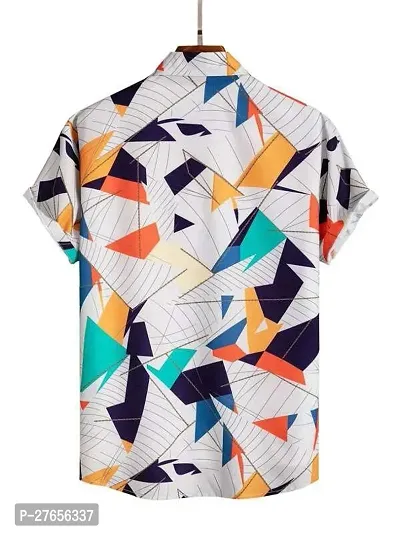 Reliable Lycra Printed Short Sleeves Casual Shirts For Men-thumb2