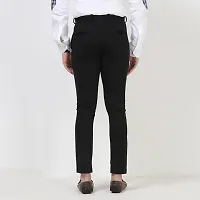 Stylish Cotton Blend Solid Mens Casual Trouser-thumb1