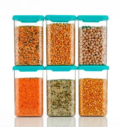 Pack of 6- Kitchen Storage Containers