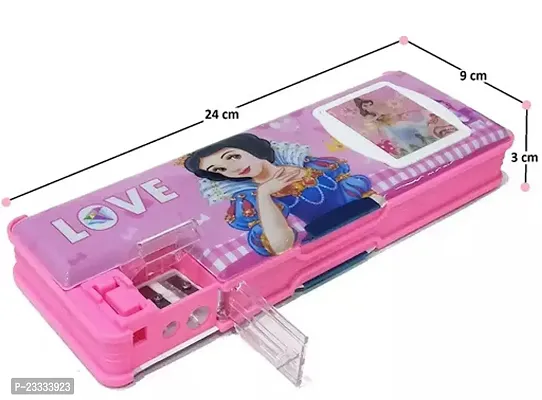 Magnetic Pencil Box With Calculator Geometry Sets