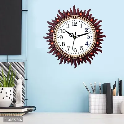 Beautiful Decorative Sun Style Wall Clock-thumb2