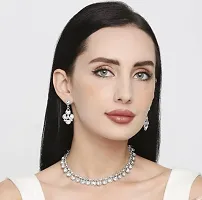 Alluring Earrings And Necklace Set for Women-thumb2